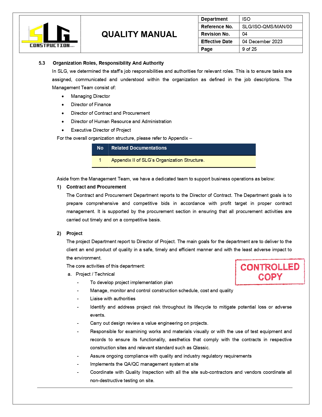 QMS Manual Page 11